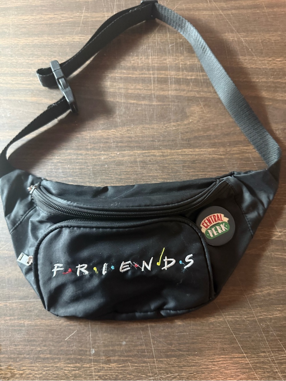 Friends Black Fanny Pack Waist Bag Promotional Merchandise Original TV Show NBC
